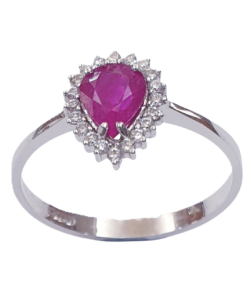 DIAMOND RUBY RING