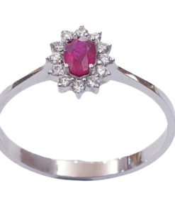 DIAMOND RUBY RING