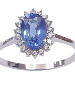 DIAMOND SAPPHIRE RING