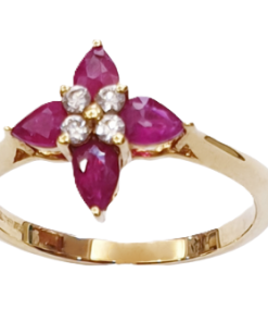 DIAMOND RUBY RING