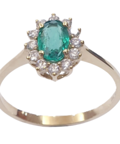 EMERALD DIAMOND RING