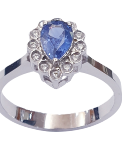 SAPPHIRE DIAMOND RING